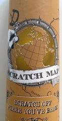 Maps International-Scratch World Map-Luckies of London 2010-VG+