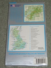 OS Ordnance Survey Tour Map; The Cotswolds & Gloucs – 1:100,000 – 2003 edition