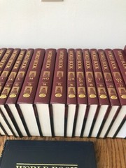 World Book Encyclopedia, 1992 75th Anniversary Edition Maroon Black Complete +