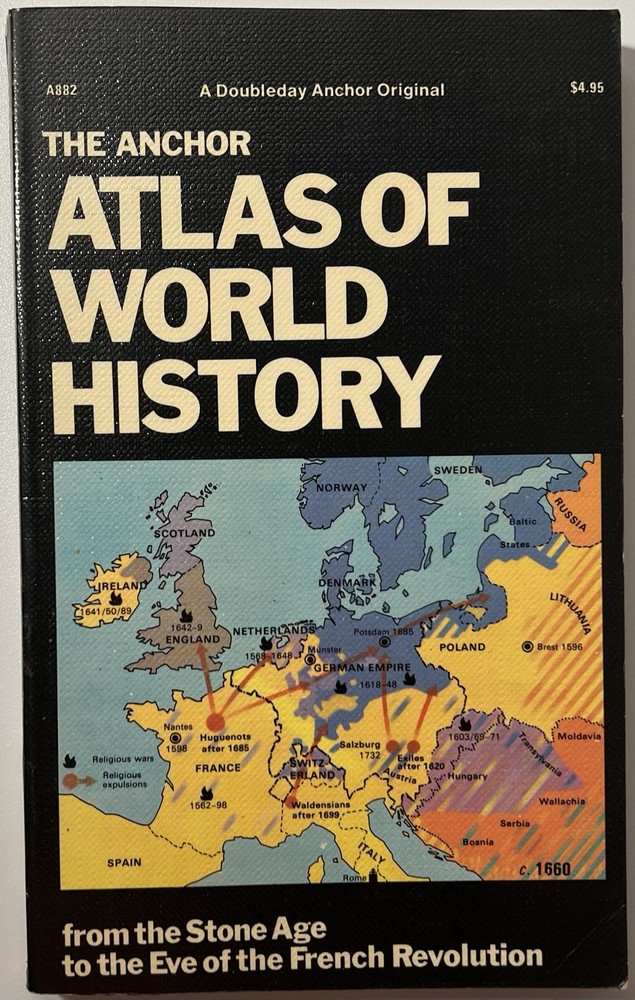 The Anchor Atlas Of World History Vol 1 Kinder Hilgemann 1974 Doubleday A882