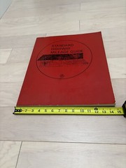 Vintage – 1966 – Rand McNally & Co – Standard Highway Mileage Guide Maps
