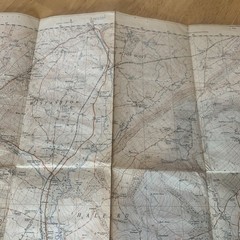 Vintage Ordnance Survey Map Sheet SO48 Shropshire 1:25000 OS Map