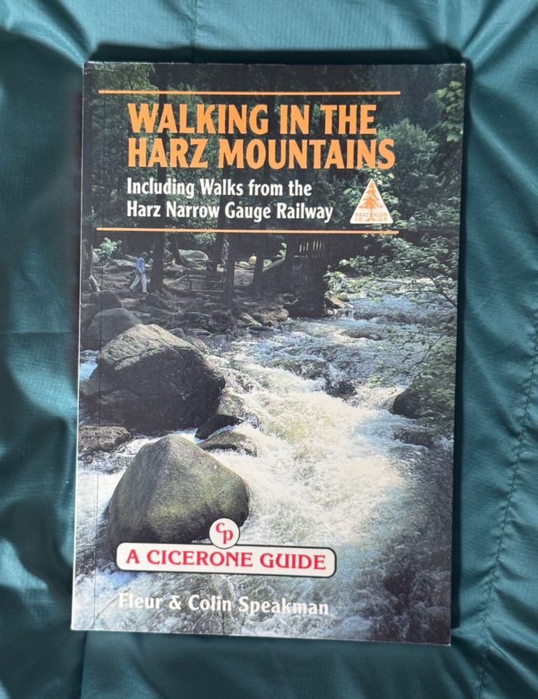 Walking in the Harz Mountains, by Fleur & Colin Speakman, 1994 Paperback