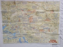 National Geographic Making of America Map Posters 1970-80s Mid East Euro Africa