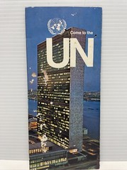 “Come to the UN” New York Tourist Travel Brochure