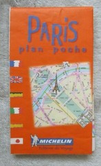 Vintage Paris Plan Poche (Pocket Map) by Michelin Travel Publications 1999