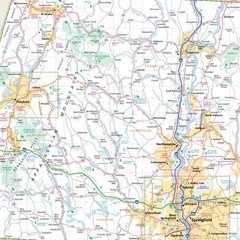 Rand McNally Easy to Read: Massachusetts State Map Multicolor
