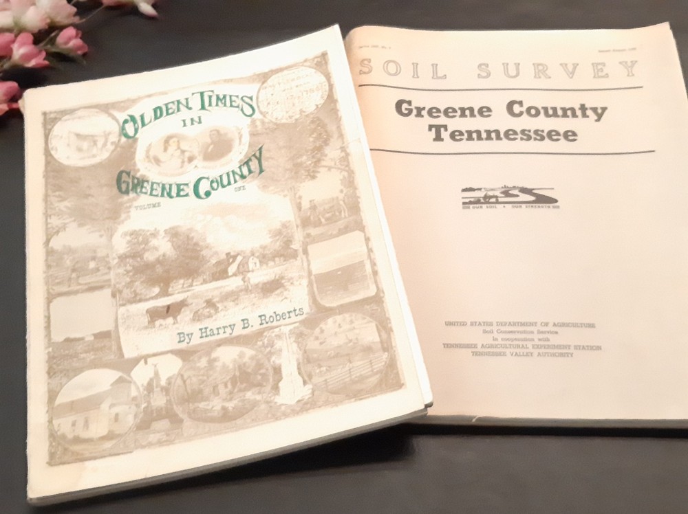 Olden Times In Green County TN Harry Roberts & Soil Survey Agriculture Map 1958