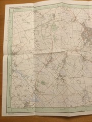 1978 Ordnance Survey Pathfinder Map 1115 SP 20/30 Witney South And Carterton