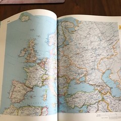 Vintage Atlas/Readers Digest Wide World Atlas/1984 ,4th Printing