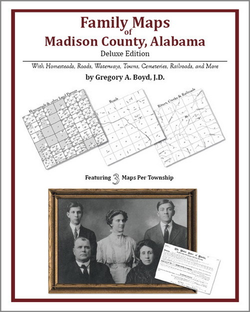 Family Maps Madison County Alabama Genealogy AL Plat