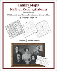 Family Maps Madison County Alabama Genealogy AL Plat