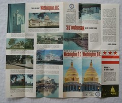 Vintage: Welcome to Washington DC, Street Map & Lodging Guide