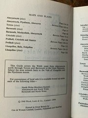 North Wales (Southern Section) – Ward Locks Red Guide 1968 Hardback