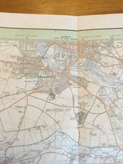 1986 Ordnance Survey Pathfinder Map 1262 SU 02/12 Salisbury South & Broad Chalke