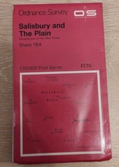 Ordinance Survey – Salisbury and The Plain Sheet 184 Map (1974)
