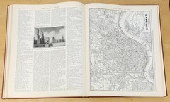 1937 Colliers World Atlas and Gazetteer Hardcover Pre World War II Maps Vintage