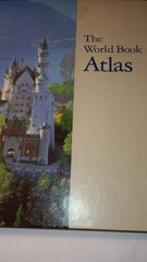 Vintage The World Book Atlas Hardbacl Reference Book Maps Geography 1981
