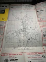 nb. 21. Map Burgh of Oban Official Street Plan G W May Ltd