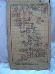 Vintage Ordnance Survey One Inch Paper Map of Aldershot, no 169, 1946