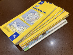 7x Vintage 1970s Road Maps France, Michelin 54 59 64 67 230 & IGN 13 14 VGC