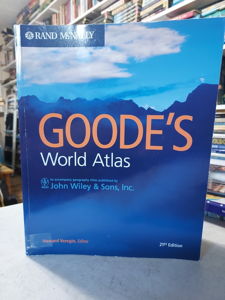 GOODE’S WORLD ATLAS, 21st EDITION:RAND McNally (2000,TPK) T4B