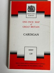 Ordnance Survey, 1 Inch Paper Map, Cardigan, no: 139, Lib Ed, 1960’s