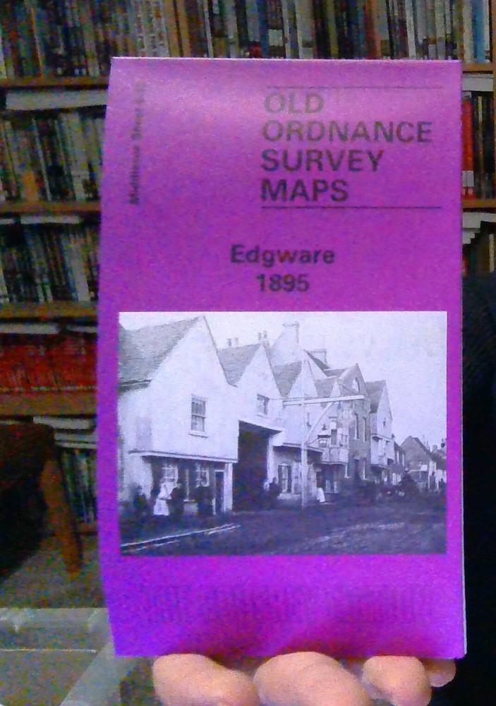 MAP OF Edgware 1895: Middlesex Sheet 06.13a NEW 9780850541311