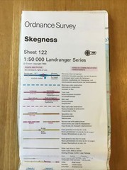 1990 Ordnance Survey Landranger Map 122 Skegness (incl Louth And Mablethorpe )
