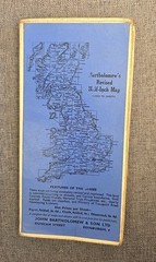 Bartholomew’s FIRTH OF TAY Revised Half-Inch Sheet 49 Vintage Cloth Map
