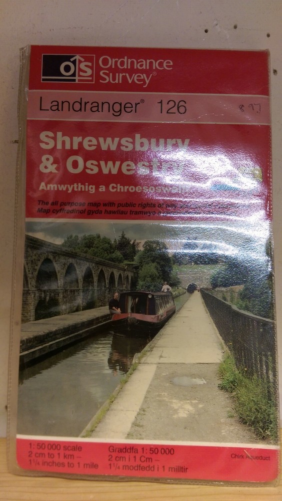 Shrewsbury & Oswebury: Landranger Map