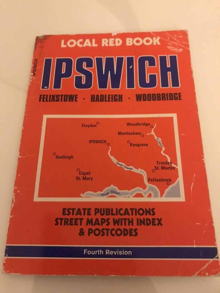Local Red Book Ipswich Estate Publications Street Map
