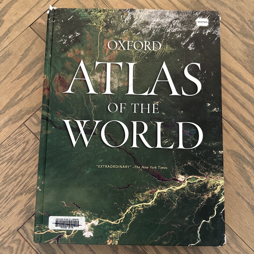 Atlas of the World – Hardcover, by Oxford University Press – Good
