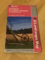 Ordnance Survey Landranger Map Aylesbury & Leighton Buzzard Thame & Berkhamstead