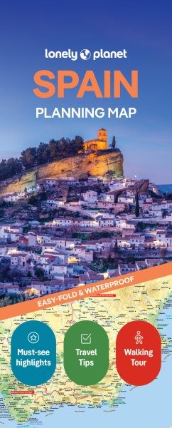 Lonely Planet Spain Planning Map, Paperback by Planet, Lonely, Like New Used,…