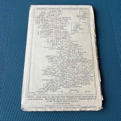 Vintage OS One Inch Map – Sheet 125 – Fakenham – 1954