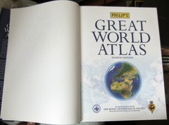 Philips Great World Atlas 8th Edition; Hardback book (2002) RGS IBG