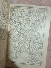 Antique Book Authentic Atlas and Guide London and Outer Suburbs with Maps