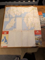 Bundle Vintage Road Maps Atlas BP/Esso/Mobil/National Benzole X 7 Pull Out