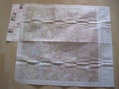 Ordnance survey map Landranger series West London sheet 176 scale 1:50 000