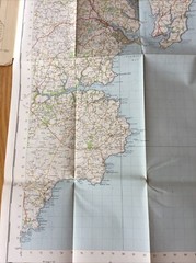 1961 Ordnance Survey One Inch Seventh Series Map 190 Truro And Falmouth