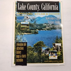 Lake County California Official Atlas & Guide 2002 Travel Magazine