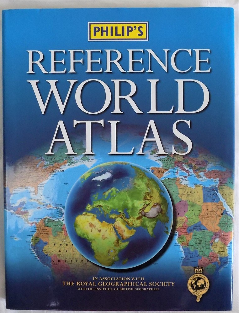 Philip’s Reference World Atlas, Excellent Condition, Collectable Philip’s Maps
