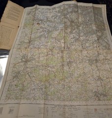 Vintage 1959 Ordnance Survey One-Inch Map of Great Britain London S.W. Sheet 170