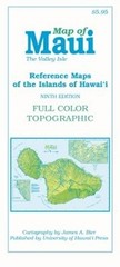Map of Maui by James A. Bier – 9780824873851