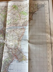 1968 Ordnance Survey One Inch Seventh Series Map 188 Torquay (incl Brixham )