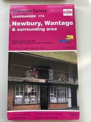 Ordnance Survey Landranger Map 174 Newbury, Wantage & area. (2)