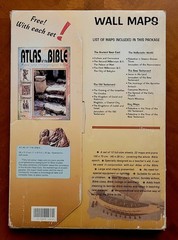 Illustrated Wall Maps of the Bible, Carta, full set 12 maps +1 gift, 1980s.