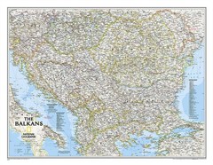 The Balkans Classic, Tubed: Wall Maps Countries & Regions