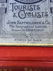 Antique 1924 Bartholomew’s 1/2 Inch to 1 Mile Cloth Map No 11 Oban District